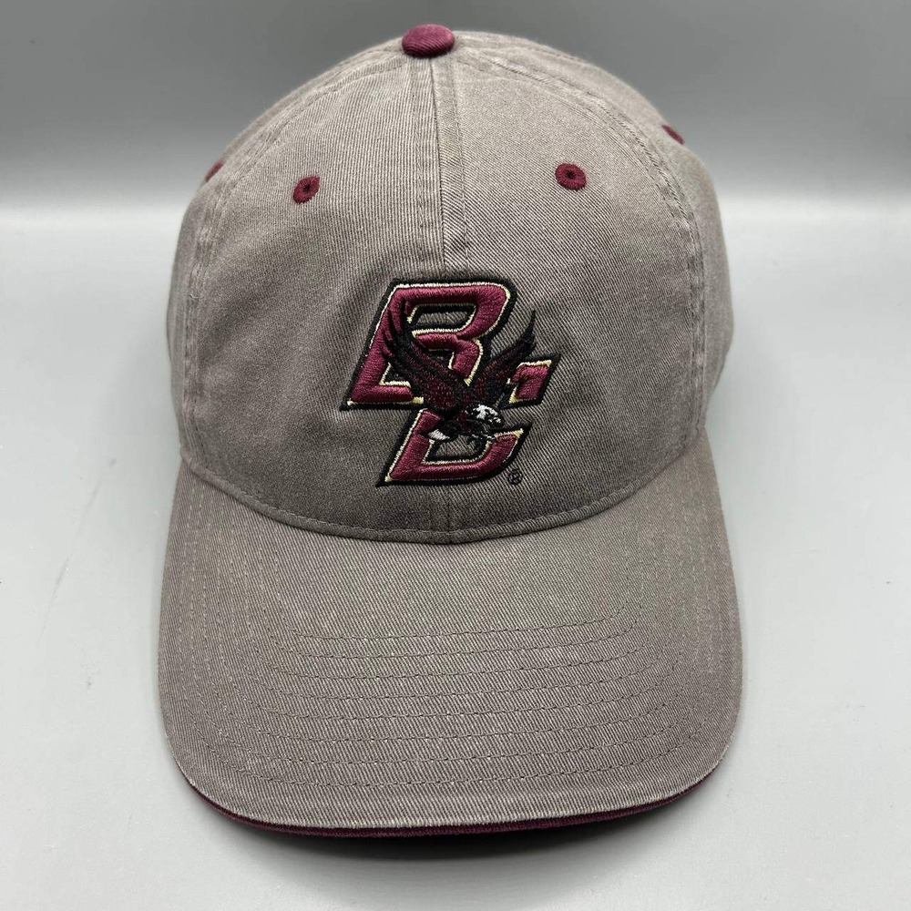 Boston Eagles College Hat Men Gray Red The Game Strap Back Cap Cotton New